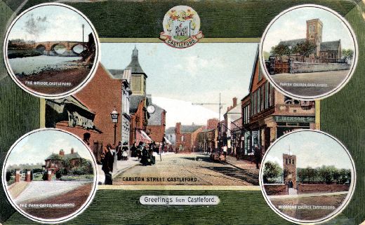 A postcard Of Castleford